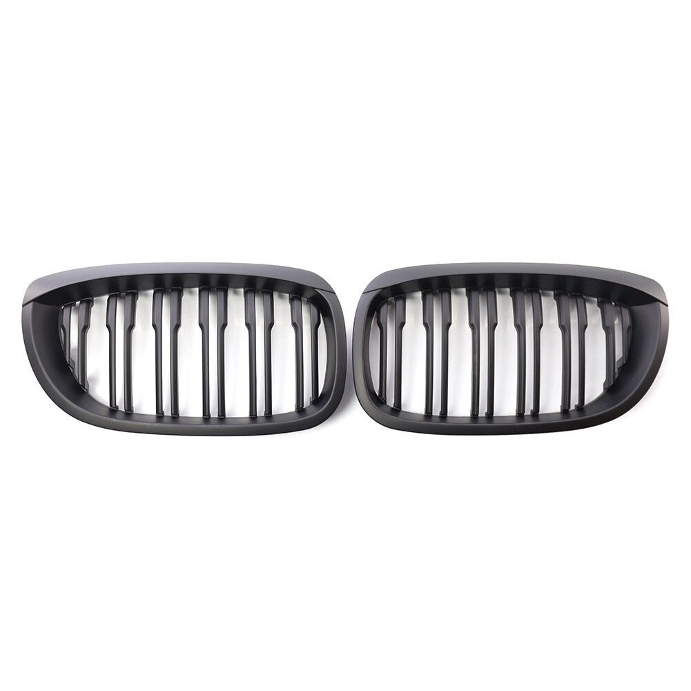 Double Line Front Bumper Kidney Grille Fit for BMW 3-Series E46 2-Door 2003-2006