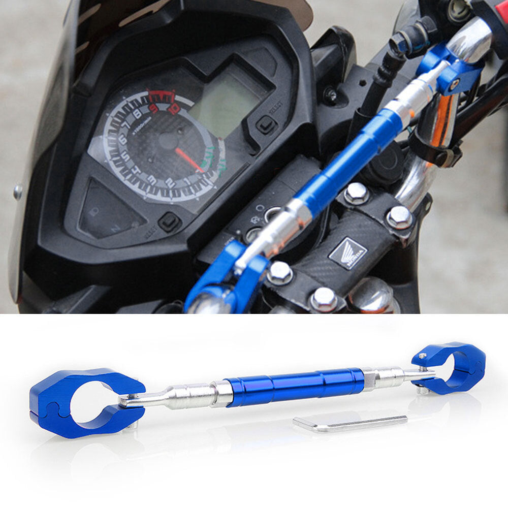 Motorcycle stabilizer bar handlebar bracket reinforcement horizontal crossbar handlebar - n