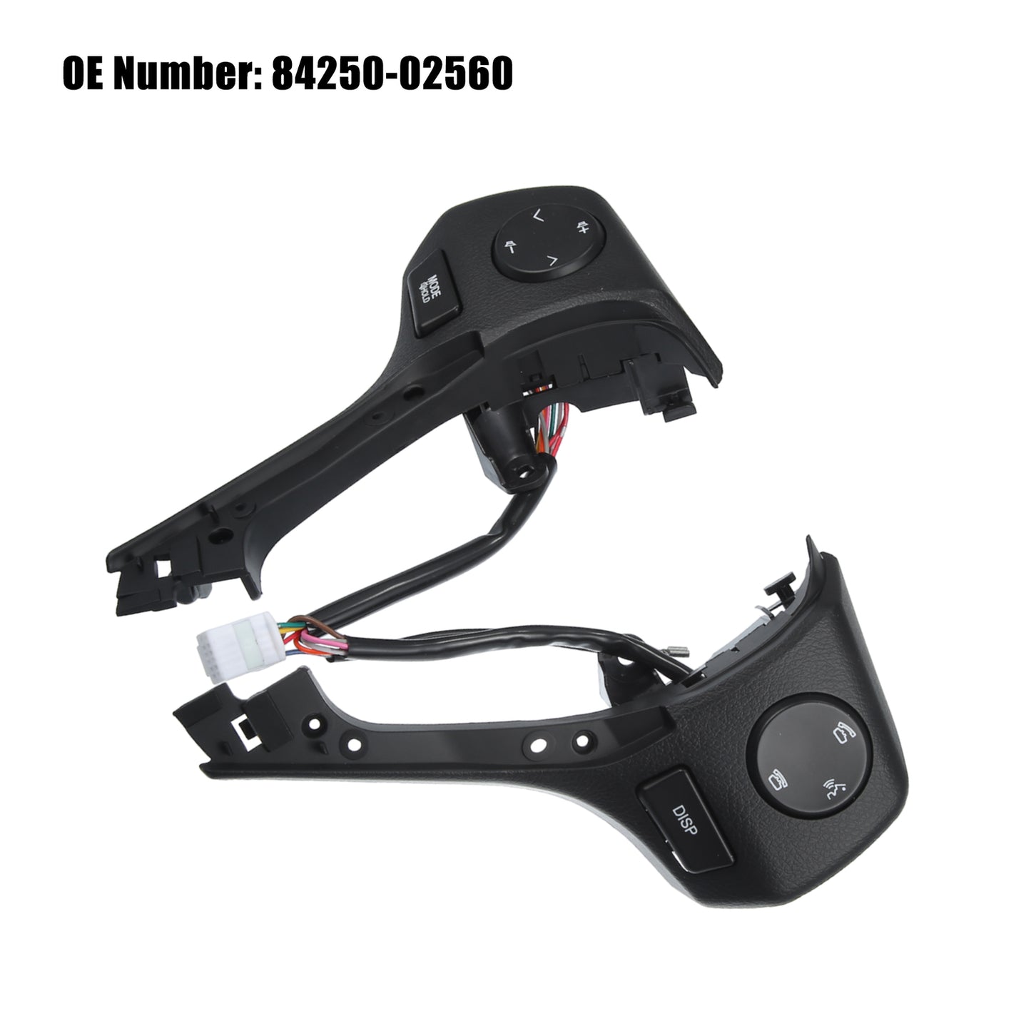 Steering Wheel Cruise Volume Control Switch Button for Corolla Black n