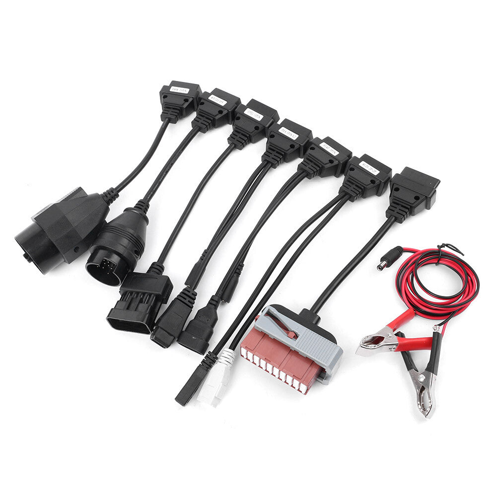OBD2 OBDII Connector For Delphi CDP Diagnostic ds150e O Car Cables Black 8pcs