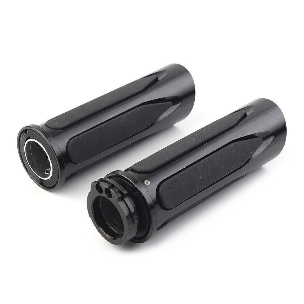 Handlebar Hand Grips Pair for Harley Touring Road Electra Glide Softail Breakout