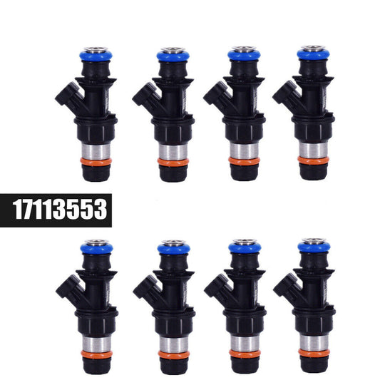 8-piece fuel injector kit 1711353 suitable for GimCity for Cadillac for Chevrolet 4.8L 5.3L 6.0L 01-07