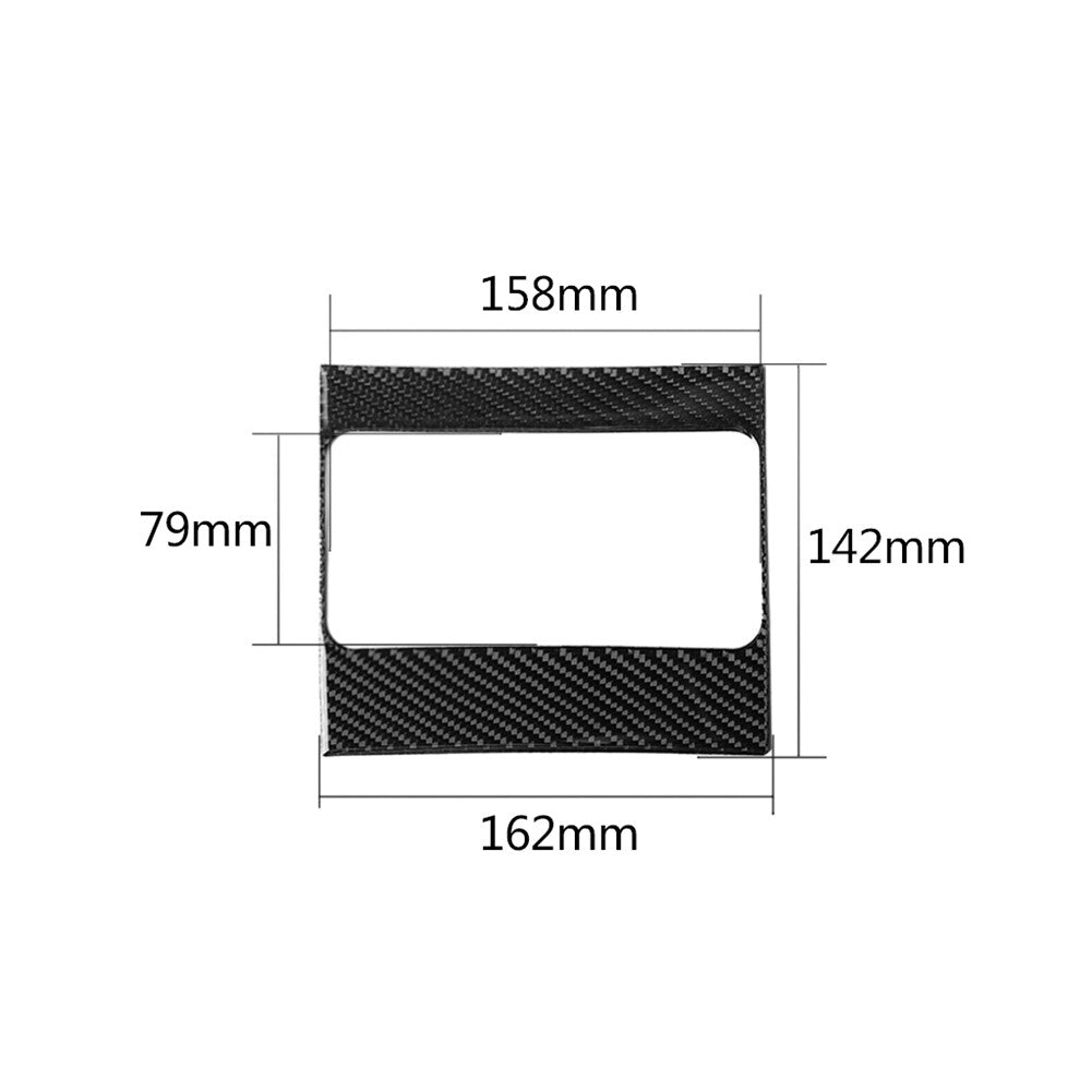 2x Red Carbon Fiber Door Pusher Cover Trim Strip for Mazda MX-5 Miata 2009-2015 v