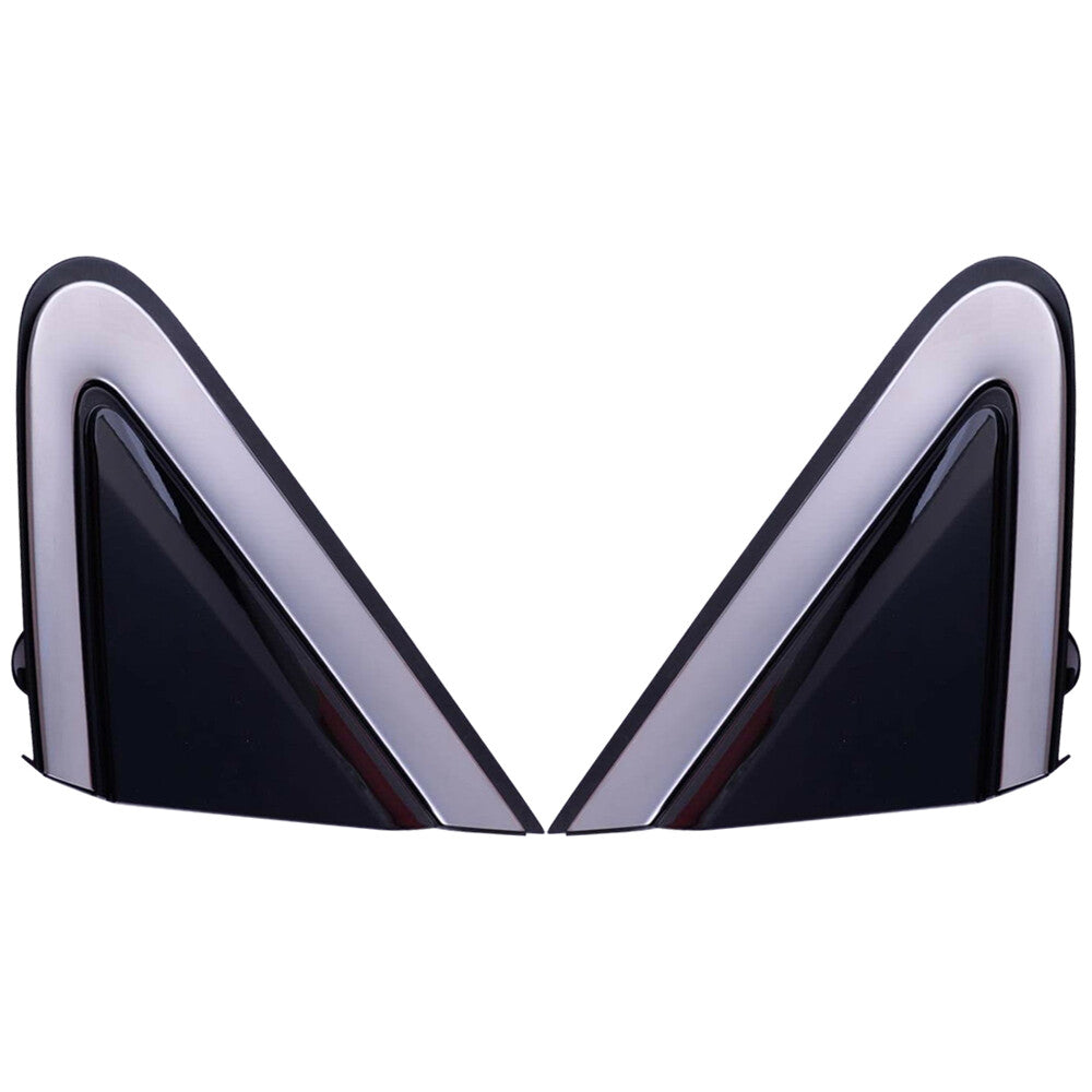 2 Rearview Mirror Triangle Moldings for 2013-2019 for Nissan Sentra Left and Right