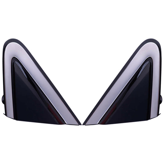 2 Rearview Mirror Triangle Moldings for 2013-2019 for Nissan Sentra Left and Right