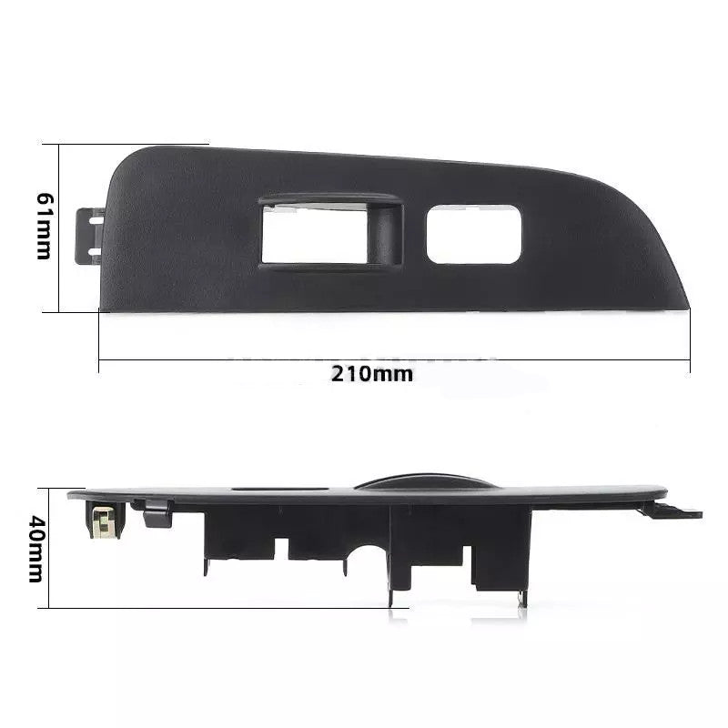 Floral car body stickers, bumper stickers, vinyl female car driver decorations- v