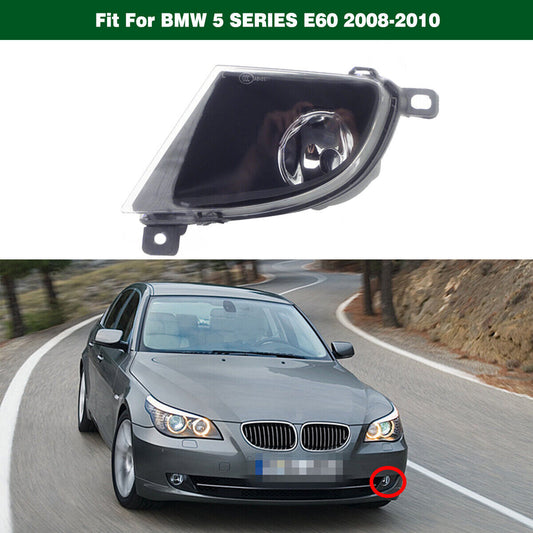 Clear Front Fog Light Driving Bumper Lamp Left Fit for BMW 5SERIES E60 2008-2010