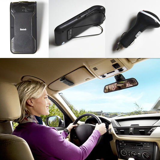 Sun Clip Car Wireless Hands- Mobile Phone Bluetooth Music Play Sun Block Cl