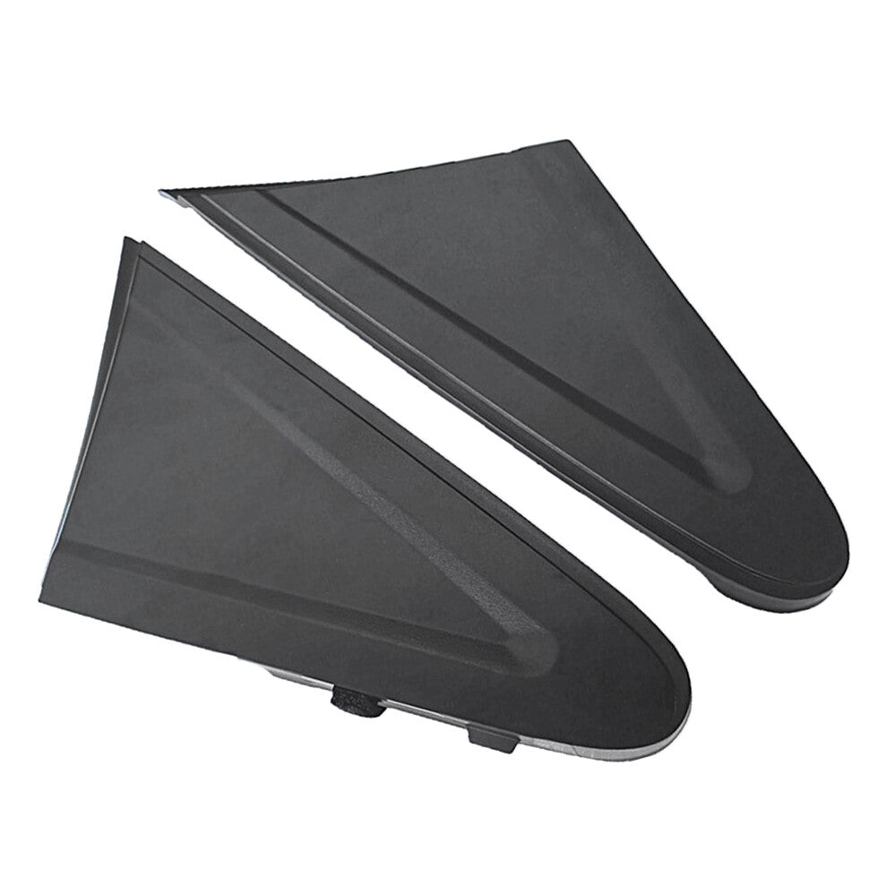 2 Front Exterior Pillar Corner Trims for 2012-2015 for Honda for Civic Left  Rght Black