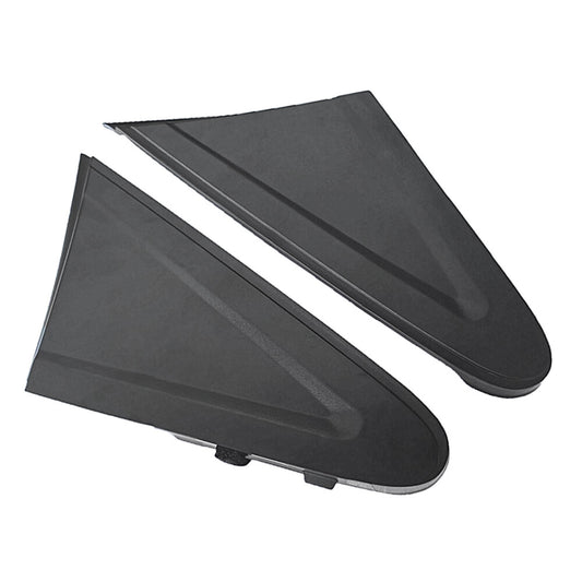 2 Front Exterior Pillar Corner Trims for 2012-2015 for Honda for Civic Left  Rght Black