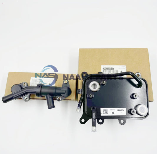 New WarmerValve transmission oil cooler for 16-19 year old for Hyundai for Tucson and for Kia Sorento. Q