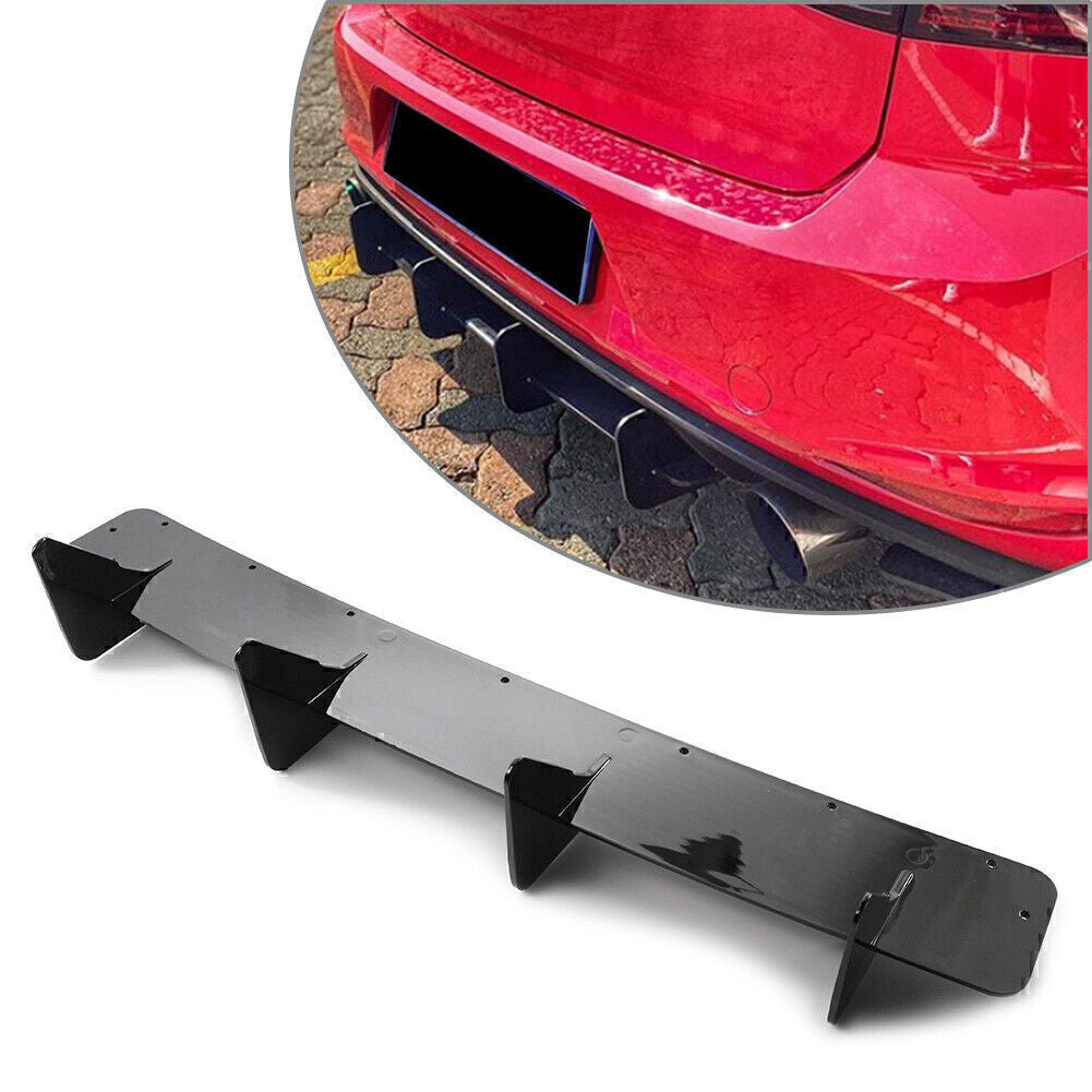 for Volkswagen for Golf 7 MK7 2014-17 Rear Bumper Lip Diffuser Spoiler Splitter