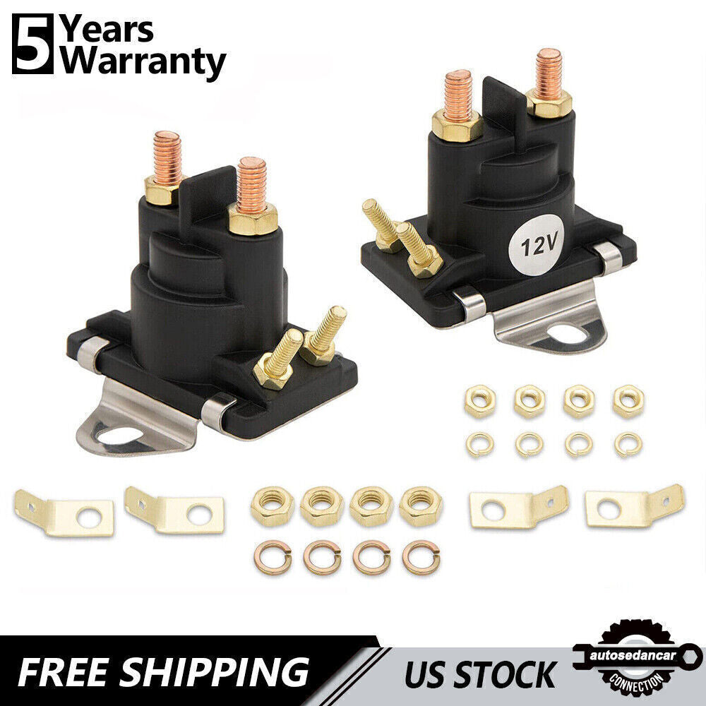 2pcs For Mercruiser Replaces Starter Tilt Trim Pump Relay Solenoid 89-96158T NEW