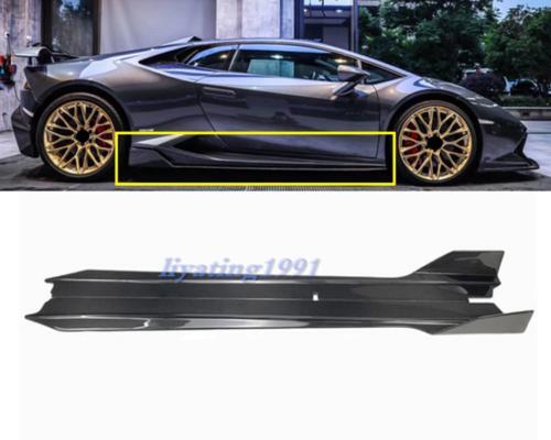 Carbon fiber car side skirts and extended boiler lips are suitable for the for Lamborghini for Huracan LP610.