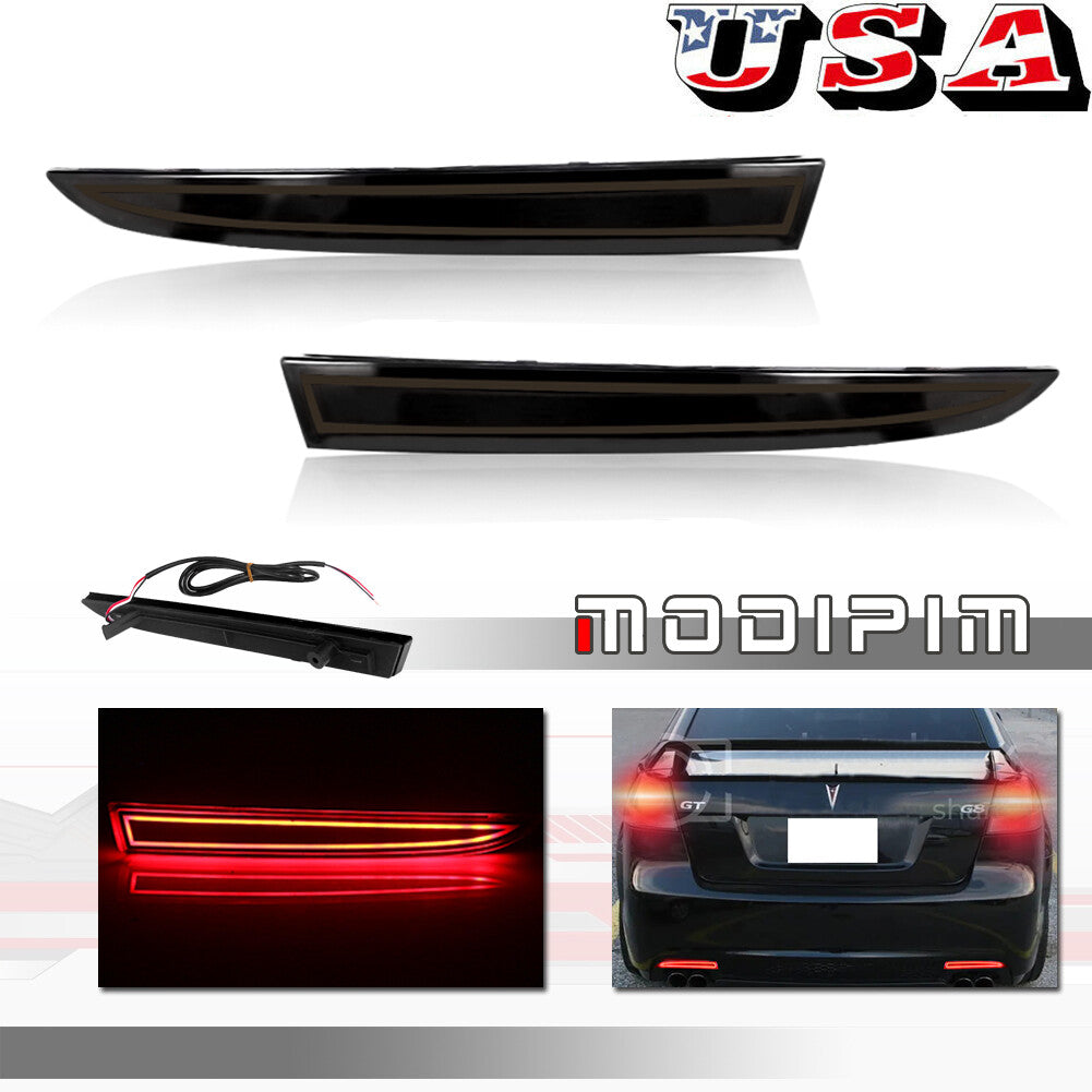 Suitable for Cadillac ATS XT5 Camaro rear bumper rear brake light LED light kit- v