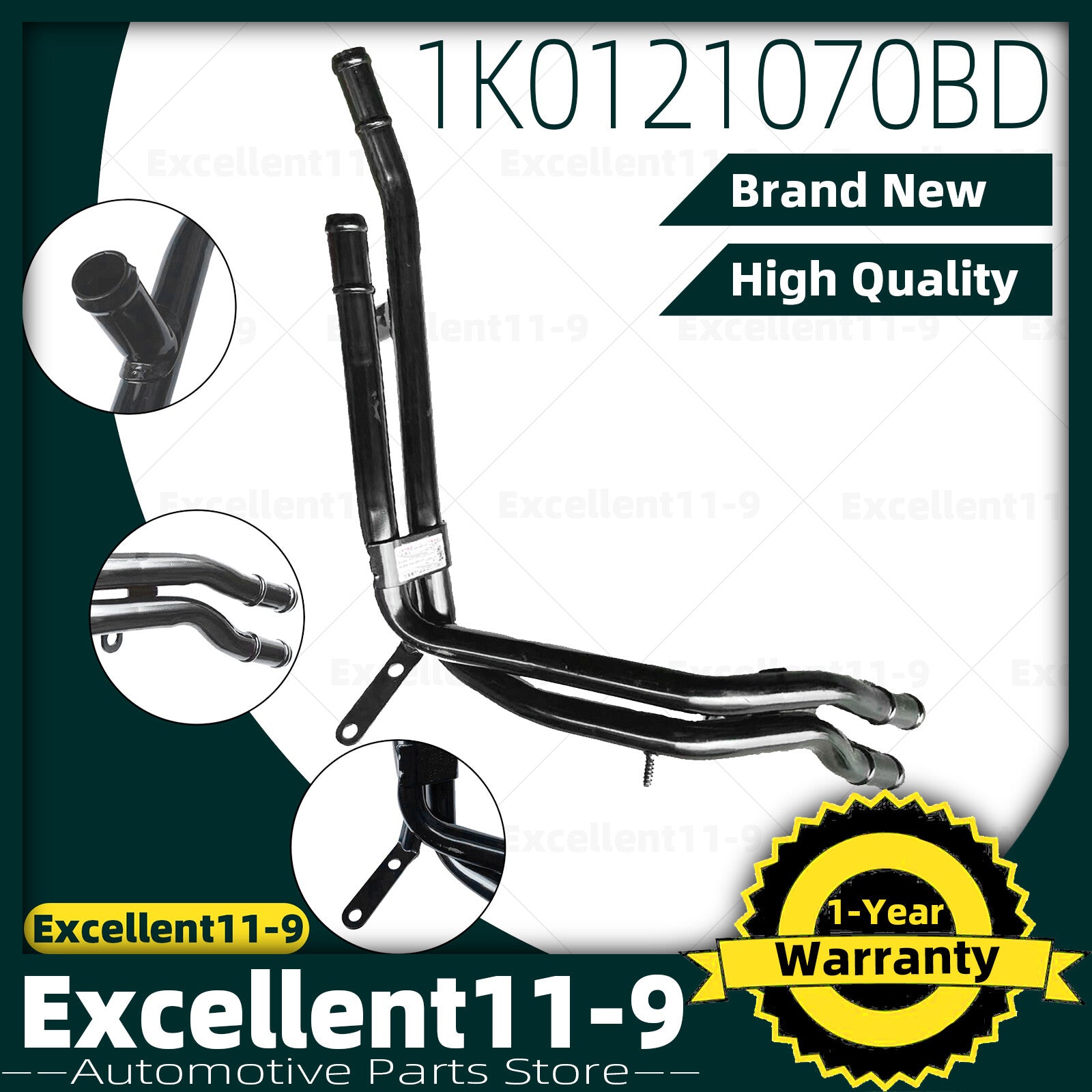 #1K0121070BD Engine coolant hose hoe suitable for Golf , for Passat CC, for Audi Q3, A3, TT - n