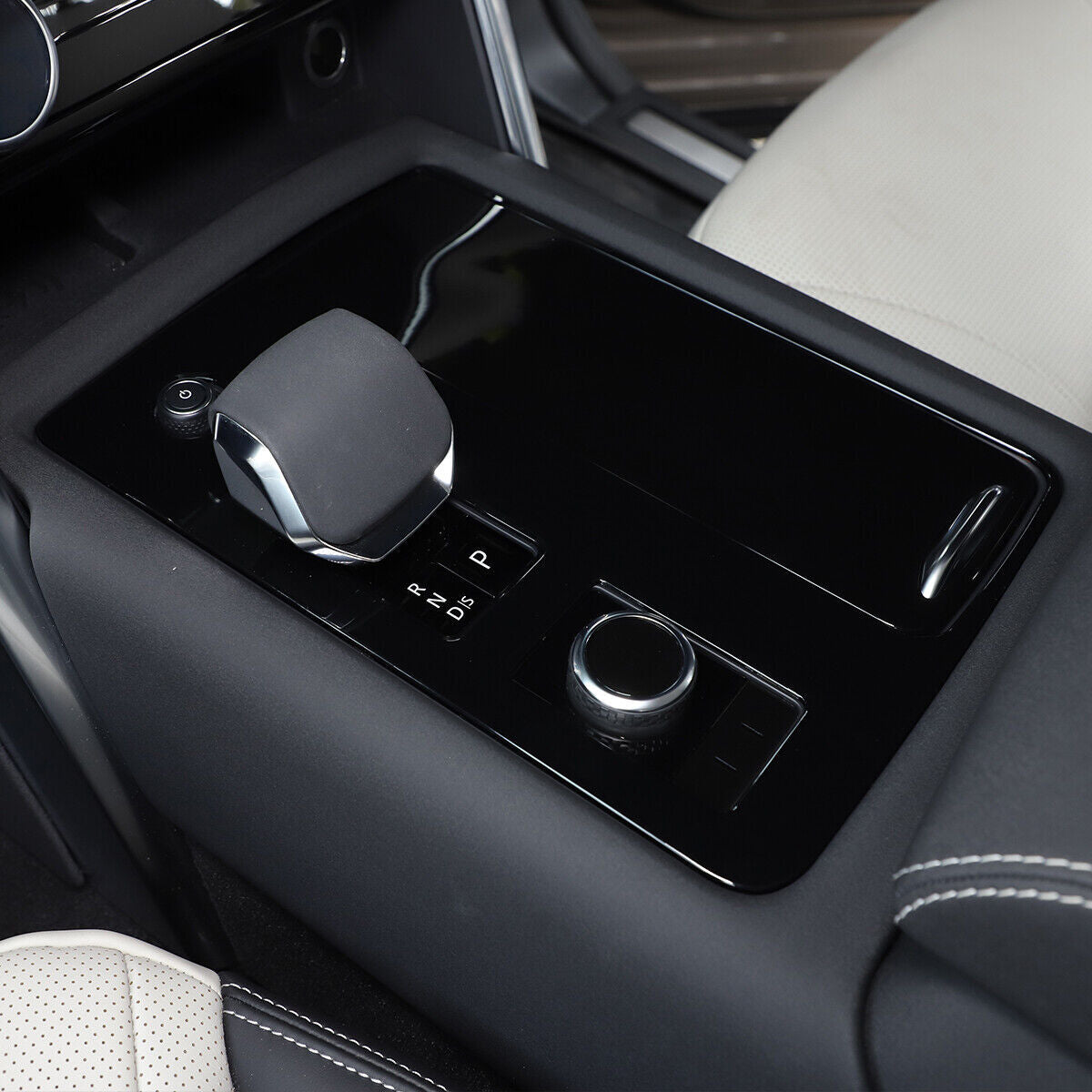 2021-23 Gear Shift Panel for Land Rover Discovery 5 Center Console Glossy Black