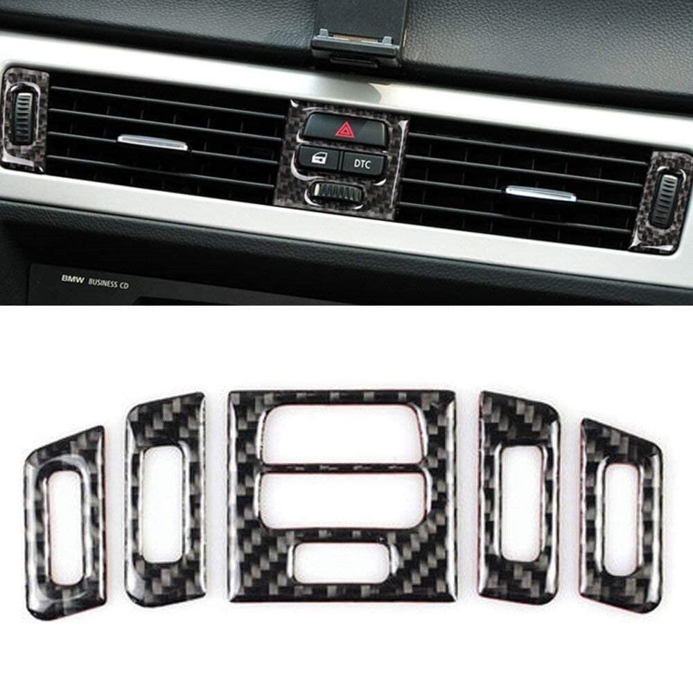 Carbon Fiber Car Vent Socket Cover Trim for 323i 325i 328i 330i 335i n