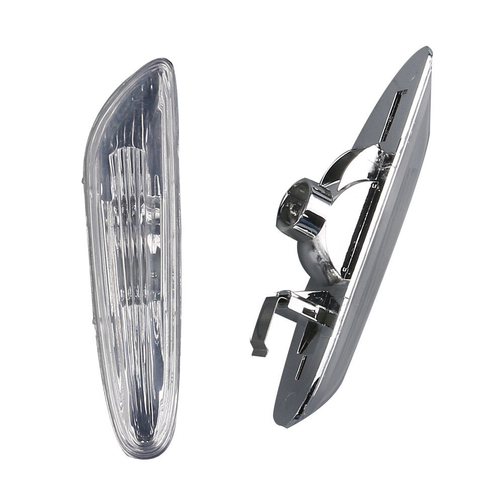 Pair L+R Fender Side Marker Light Indicator Lamp for BMW 3Series E90 E82 E88 E60