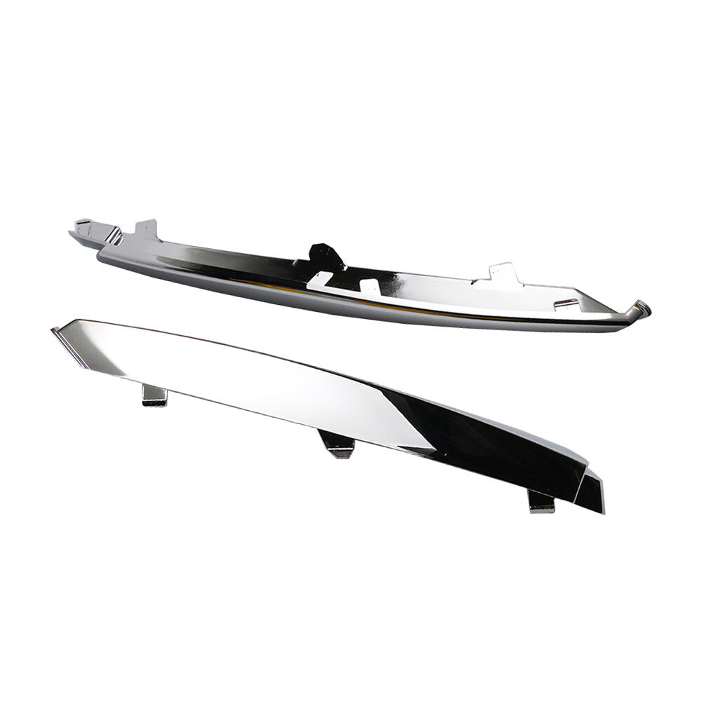 1 Pair Chrome Front Bumper Insert Trim Left  Right Side for Jaguar for XF 2009-2011 Q