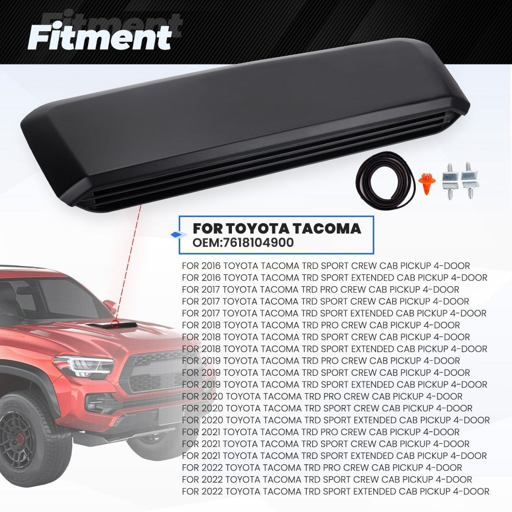 for Toyota Tacoma 2016-2022 Front Upper Hood Scoop Intake Air Duct 76181-04900 Q