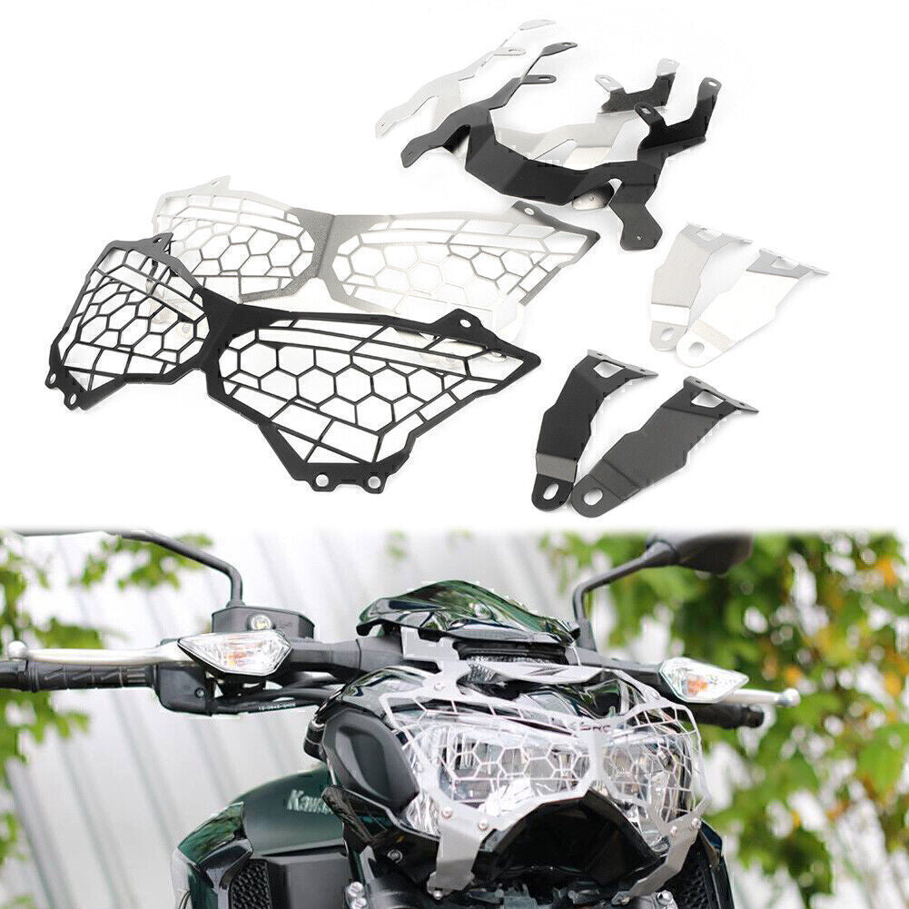 Fit for KAWASAKI Z900 2017 2018 Aluminum Front Headlight Grille Protector Cover UK