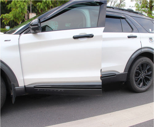 4P Carbon Fiber Inner Door Window Lift Panel Cover For C-HR CHR 2018-2022 v
