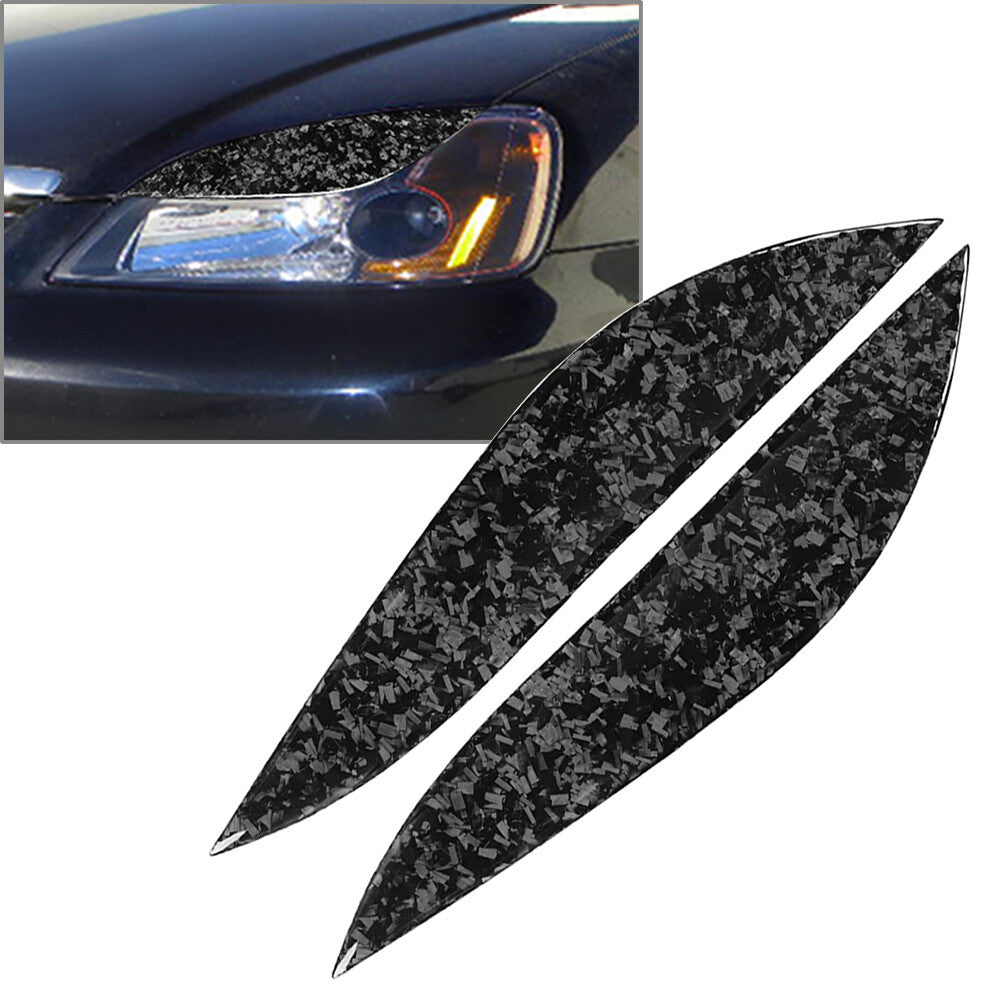 Front Headlight Eyebrow Eyelid Cover Trim Left  Right for Honda for Civic 2001-2003