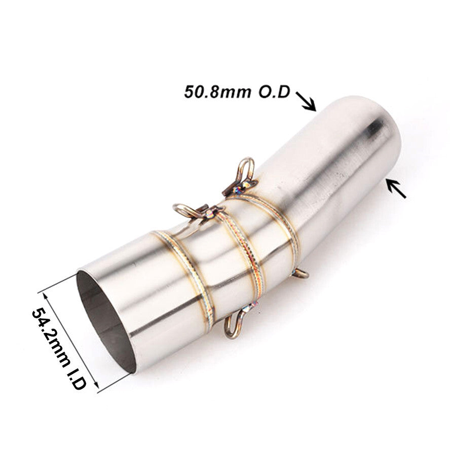 Slip On Exhaust Pipe Link Muffler Silencers for BMW F650GS F700GS F800GS F800GT