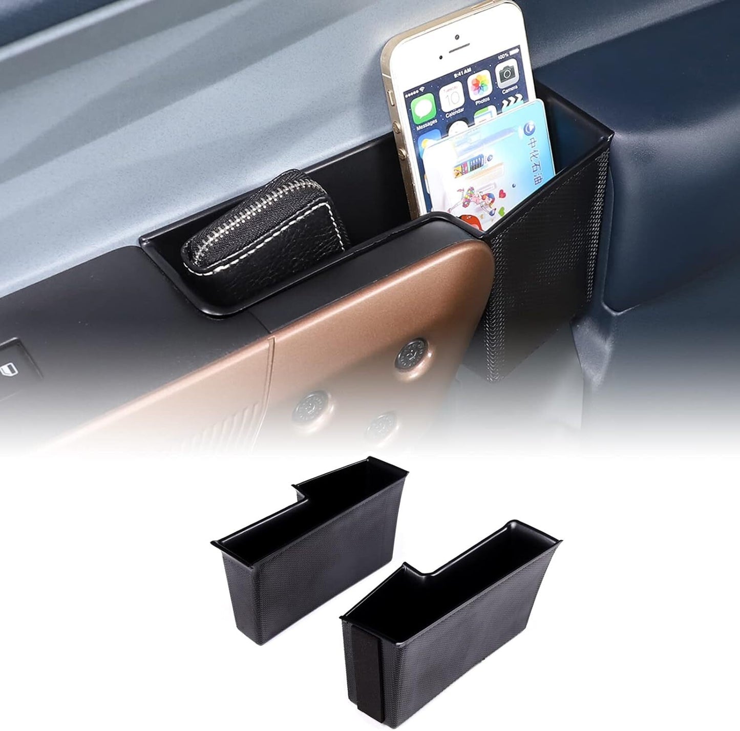 Car Front Door Storage Box for Ford Maverick 2022-2024 Left/Right OrganizerTray
