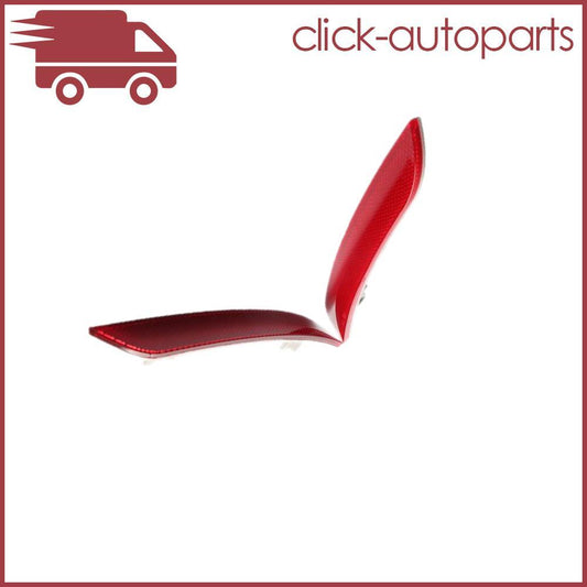Set of 2 Rear Bumper Reflector Red Left Right for BMW 5-Series 2009-2013 LH+RH