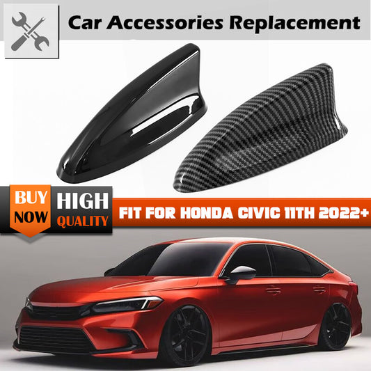 Suitable for for Honda for Civic 11th 2022 - 23 Car Fin Antenna Aerial Top Decorative Protective Cover - v