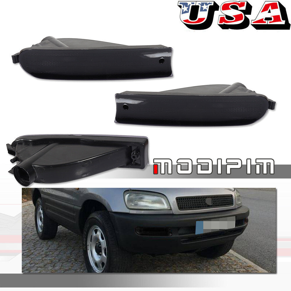 Front corner turn signal lens left+right for 96-97 Rav4 Rav4- v