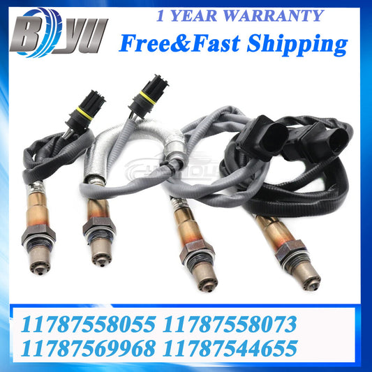 New Set 4Pcs O2 Oxygen Sensor Upstream Downstream for BMW 335i 2007-2010 3.0L