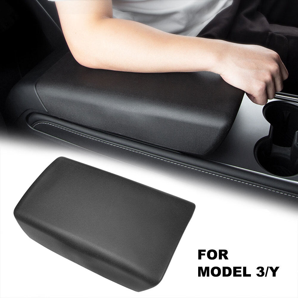 Car center console protective cover, armrest cushion, and suitable for 19-22 Model 3 Y- n