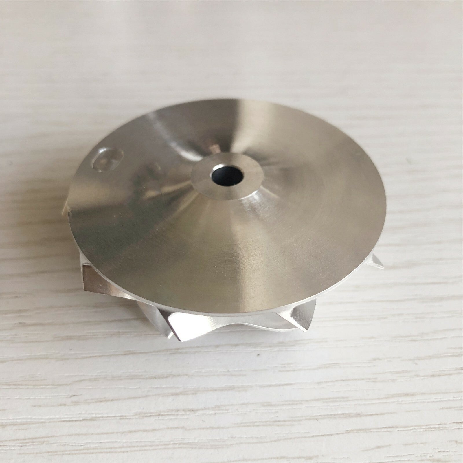 TB25 46.52/60.13mm 5+5blades performance billet compressor wheel