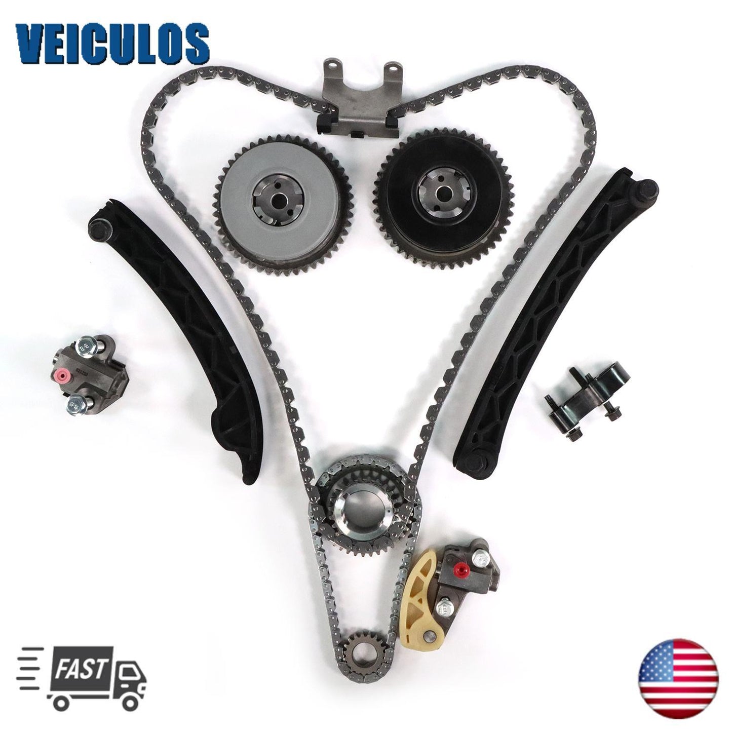 VVT Sprocket Timing Chain Kit for Chevy for Buick for Cadillac for GMC Malibu Camaro ATS