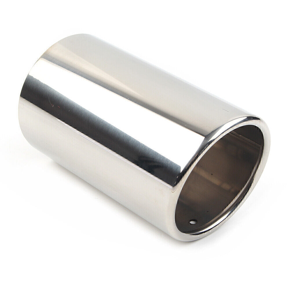Silver Stainless Steel Car Exhaust Muffler Tip Tail Pipe Fit for VOLVO S60 V60 XC60