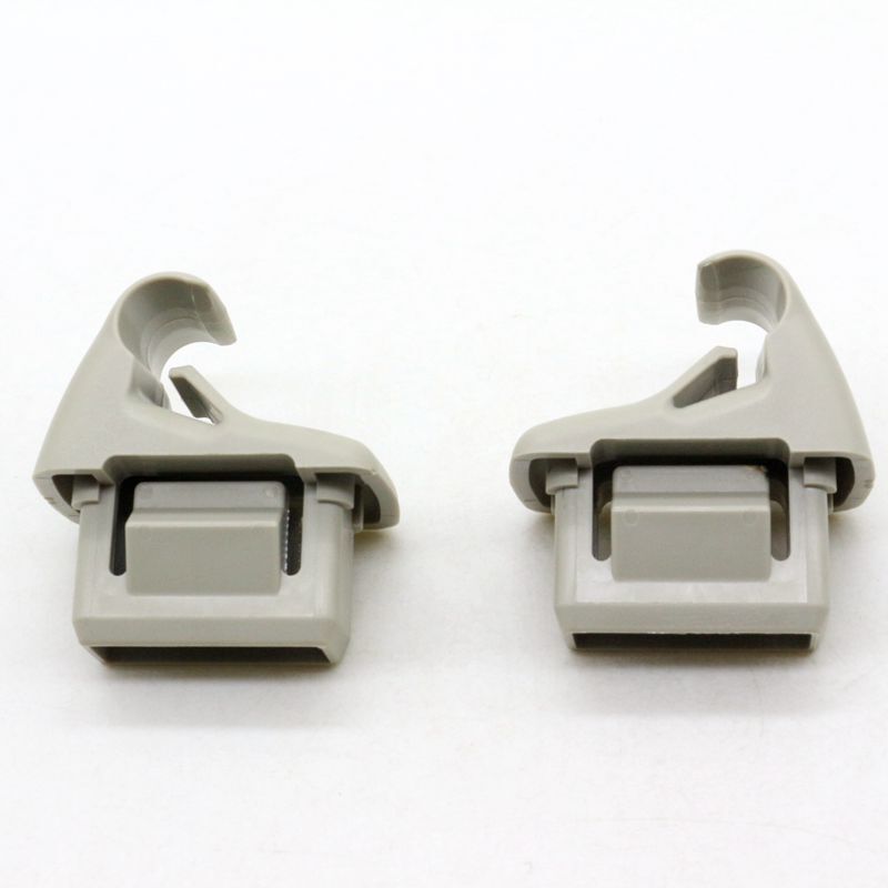 new 2-pack, suitable for Mitsubishi Outlander, PHEV, Lancer MR654610 sun visor clips, beige.