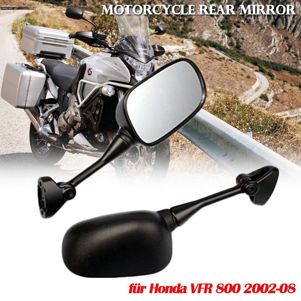Pair Motorcycle Rear Side View Mirrors for HONDA VFR 800 VFR800 V-TEC 2002-2008 Q