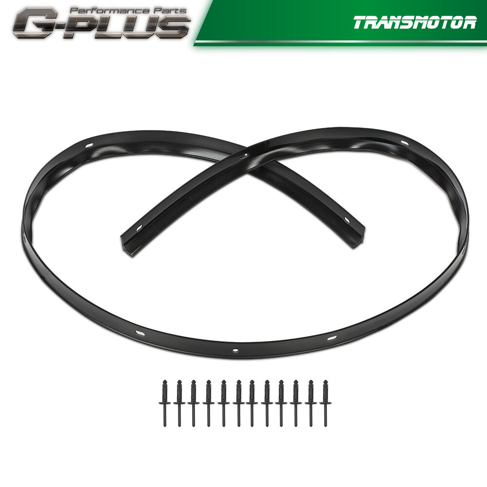 Suitable for Dodge for Challenger 2008 - 2022 front bumper Weatherstrip seals and rivets