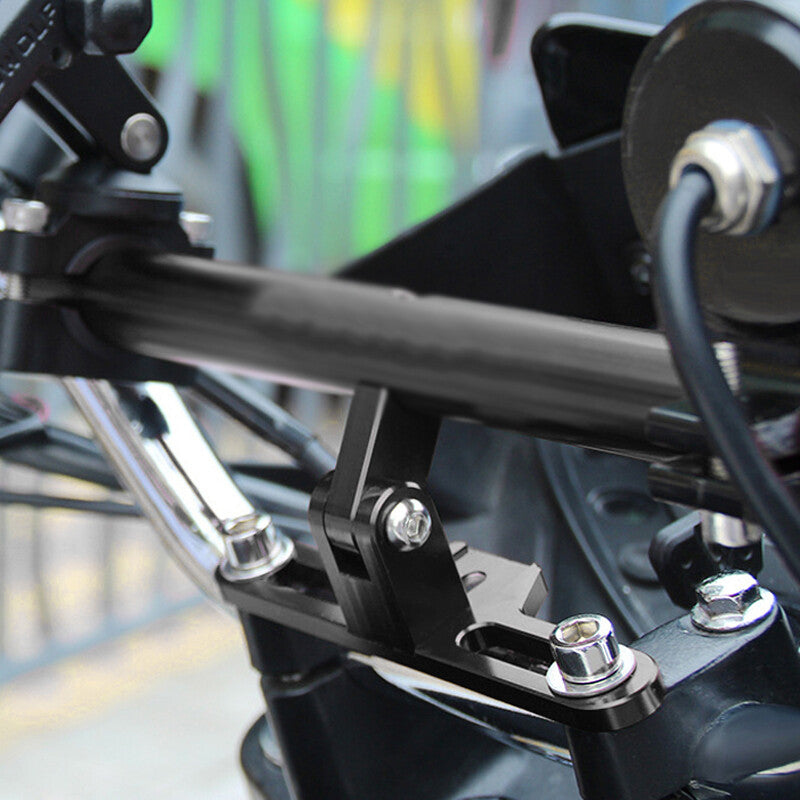 Heavy-duty motorcycle CNC aluminum extension crossbar bracket extended bracket - n
