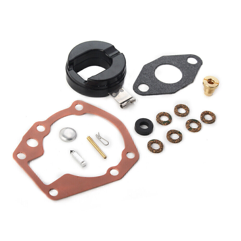 Carb Repair Kit w/ Float Fit Johnson Evinrude 398532 for Sierra 18-7043 2hp/3hp/4hp Q