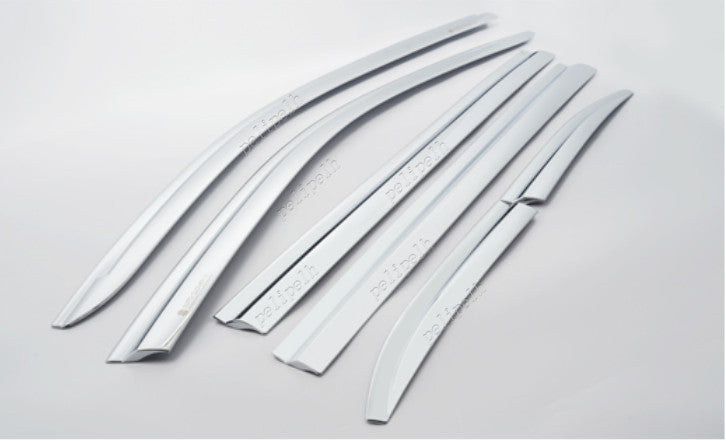 for Toyota Highlander 2020-24 silver Window Visors Sun Rain Guard Vent Deflector