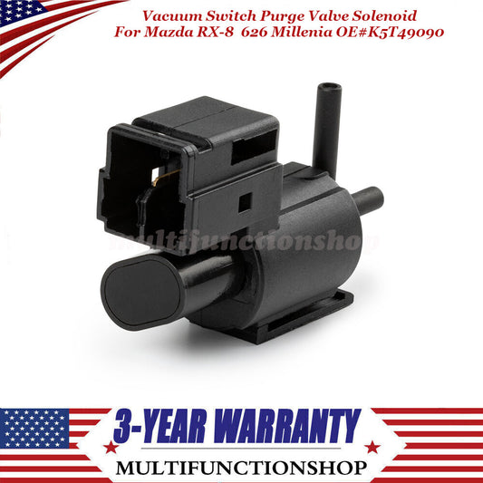 Vacuum Switch Purge Valve Solenoid for Mazda RX-8 Protege 626 Millenia K5T49090 Q