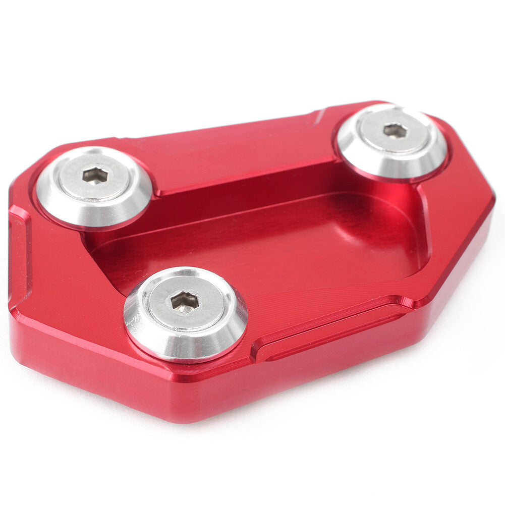 for BMW S1000R 14-16 Red Kickstand Extender Foot Side Stand Extension Plate Pad Q