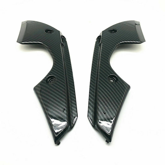 Carbon fiber upper front air intake cover for Yamaha 09-2014 YZF R1