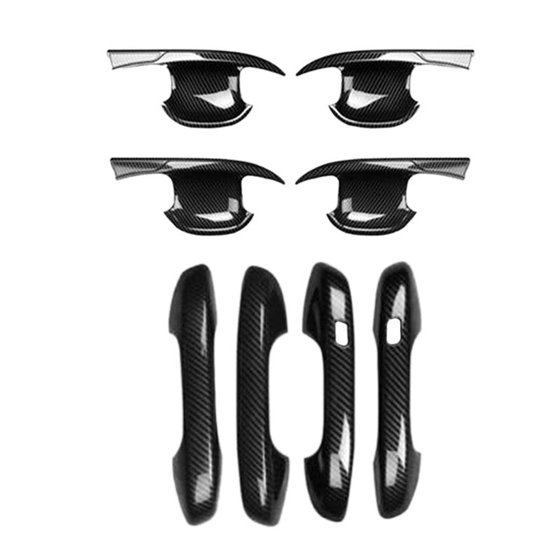 8PCS for Kia Sorento 2021-2022 Carbon fiber Car door handle bowl trim Kit