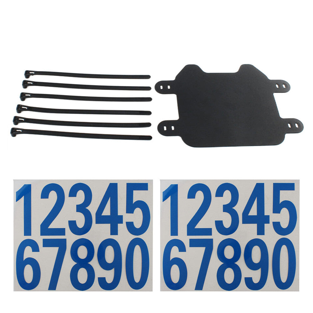 Front Number Plate W/ Blue Sticker For Sur-Ron Light Bee Electric Off-road