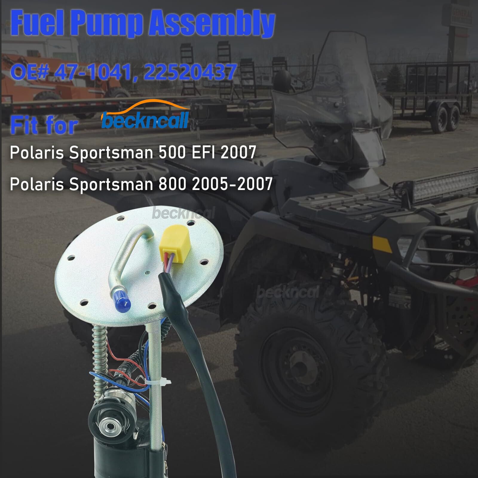 Fuel Pump 22520437 FIT 06-07 for Polaris Sportsman 500 / 2005-2007 Sportsman 700 800